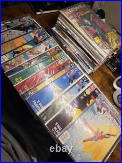 DC Comics Superman Supergirl Comic Book Lot Funeral for a Friend #490 Poster