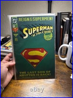 DC Comics Superman Supergirl Comic Book Lot Funeral for a Friend #490 Poster