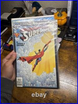 DC Comics Superman Supergirl Comic Book Lot Funeral for a Friend #490 Poster