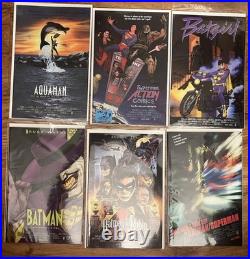 DC Comics movie poster variant lot