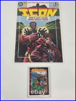 DC Milestone ICON NEAR Complete 35 Comic Lot Set + Poster Trading Card Promo #1