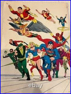 DC Super Heroes Poster Book 1978 First Edition Collectible
