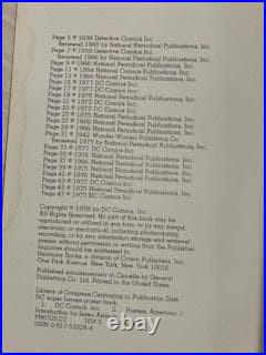 DC Super Heroes Poster Book 1978 First Edition Collectible