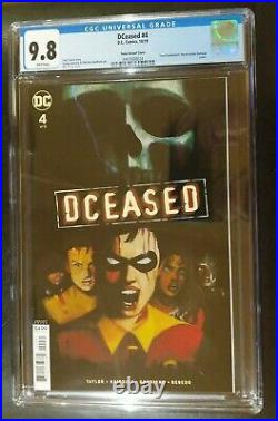 DCeased 4 CGC 9.8 Final Destination Movie Poster Homage Cover by M. S. Tasia DC