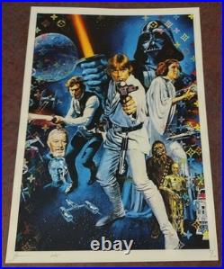 DEATH NYC ltd ed signed FRAMED street art print 45x32cm Star Wars Movie Poster DEATH NYC ltd ed signed FRAMED street art print 45x32cm Star Wars Movie Poster