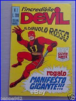 DEVIL CORNO n° 1 COMPLETO DI POSTER IN ECCELLENTI CONDIZIONI