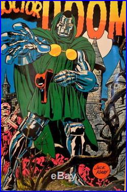 DOCTOR DOOM Marvelmania POSTER 1970 Kirby art Rare MAIL ORDER ONLY Fantastic 4