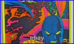 DR. STRANGE MEETS ETERNITY Poster VINTAGE 33 x 21.5 Blacklight Marvel 1974 MVU
