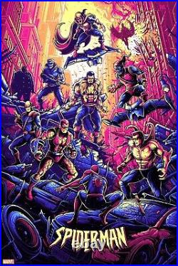 Dan Mumford SPIDER-MAN VARIANT B Poster Animated Series Art Print Mondo x/75 OOS