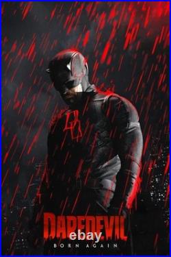 Daredevil Born Again Marvel TV Series Movie Poster Canvas Room Wall Art