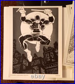 Daredevil Portfolio Marvel 1991 with 6 Signed Prints by John Romita Jr