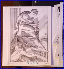 Daredevil Portfolio Marvel 1991 with 6 Signed Prints by John Romita Jr