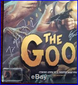 Dark Horse Eric Powell & David Fincher Signed x5 THE GOON Movie Posters with COA