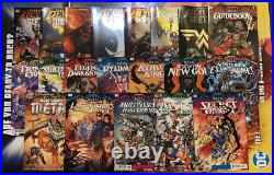 Dark Knights Death Metal #1-7 All Tie Ins Poster 20 DC Comic Book Foil Covers