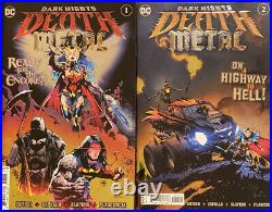 Dark Knights Death Metal #1-7 All Tie Ins Poster 20 DC Comic Book Foil Covers