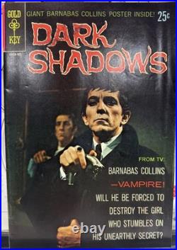 Dark Shadows #1-4 (1968) Posters Included/intact. Higher Grade Rare 1st 4 Issues