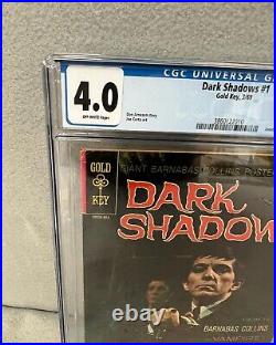 Dark Shadows #1 Off-White Pages CGC 4.0 1st Appearance Origin Barnabas Collins