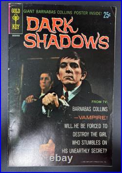 Dark Shadows #1 (Poster Inside), Gold Key March 1969