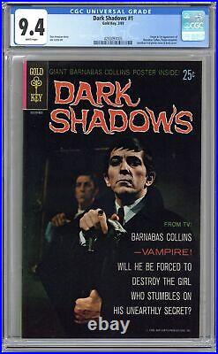 Dark Shadows 1A Poster Included CGC 9.4 1968 4293097005
