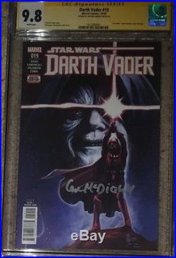Darth Vader #19 movie poster homage CGC 9.8 SS Signed by Ian McDiarmid