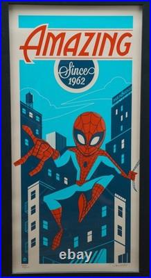 Dave Perillo Spiderman Amazing Since 1962 Acme Poster Print Signed 83/250