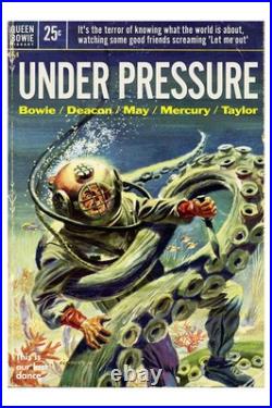 David Bowie Under Pressure 24x36 Poster Comic Book Cover Ltd Edition Print