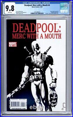Deadpool Merc With A Mouth #4 Cgc 9.8 Suydam Scarface Movie Poster Homage 2009