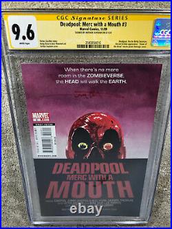Deadpool Merc with a Mouth 3 CGC 9.6 SS Dawn of Dead Movie Poster 11/09
