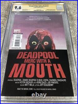 Deadpool Merc with a Mouth 3 CGC 9.6 SS Dawn of Dead Movie Poster 11/09