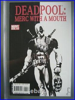 Deadpool Merc with a Mouth #4 CGC 9.8 WP 2009 Scarface Movie Poster Homage Cover