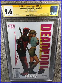 Deadpool Merc with a Mouth 5 CGC 9.6 SS Pretty Woman Movie Poster 1/10