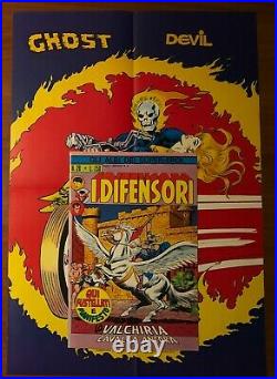 Defenders #4 Full set Italian Edition Poster/Sticker 1st Appearance Valkyrie VF+