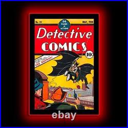 Detective Comics No 27 Batman Mini Poster Plus Led Illuminated Sign