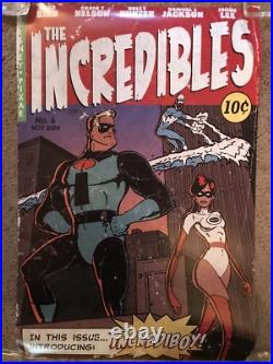Disney Pixar The Incredibles Tim Anderson Movie Art Print Poster Mondo Comic Disney Pixar The Incredibles Tim Anderson Movie Art Print Poster Mondo Comic