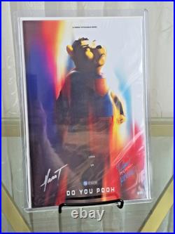 Do You Pooh Superman Poster Homage Marat Mychaels 2X Signed Ryan Kincaid/Marat