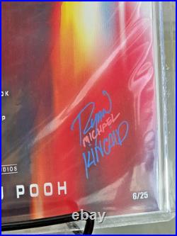 Do You Pooh Superman Poster Homage Marat Mychaels 2X Signed Ryan Kincaid/Marat