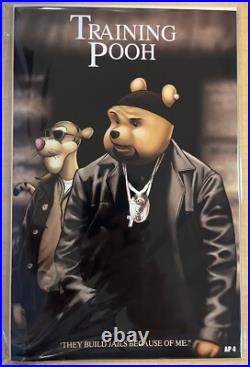 Do You Pooh Training Day Movie Poster Homage 12 Book AP Lot with Chrome & Metal