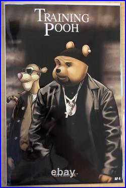 Do You Pooh Training Day Movie Poster Homage 12 Book AP Lot with Chrome & Metal