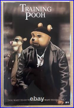 Do You Pooh Training Day Movie Poster Homage 12 Book AP Lot with Chrome & Metal