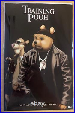 Do You Pooh Training Day Movie Poster Homage 12 Book AP Lot with Chrome & Metal