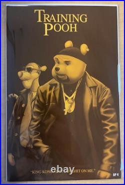 Do You Pooh Training Day Movie Poster Homage 12 Book AP Lot with Chrome & Metal