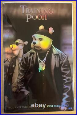 Do You Pooh Training Day Movie Poster Homage 12 Book AP Lot with Chrome & Metal