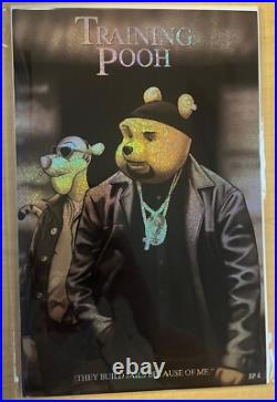 Do You Pooh Training Day Movie Poster Homage 12 Book AP Lot with Chrome & Metal