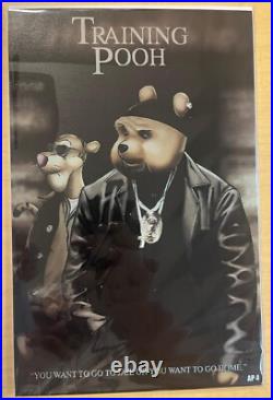 Do You Pooh Training Day Movie Poster Homage 12 Book AP Lot with Chrome & Metal