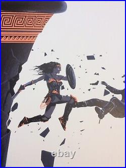 Doaly Wonder Woman Signed Artist Proof Poster 17/50 DC Comics