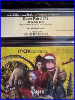 Doom Patrol #19 NYCC 2021 HBO Max CGC JSA 9.6 Signed Actress Diane Guerrero