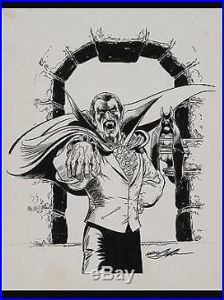 Dracula Vampire 3D Poster Art by Neal Adams Dynamite Magazine, 1979