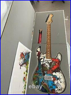 Druillet Jimi Hendrix Guitare Fender Stratoscaster Numérotée Signée 27 Ex