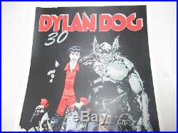 Dylan Dog Stampa Poster 30 Anni Insieme 33x48 Numerata Firmata N. # 4 / 20pz Rare