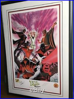 Dynamic Forces Alex Ross X-Men Lithograph In Homage to Dave Cockrum 37/2500